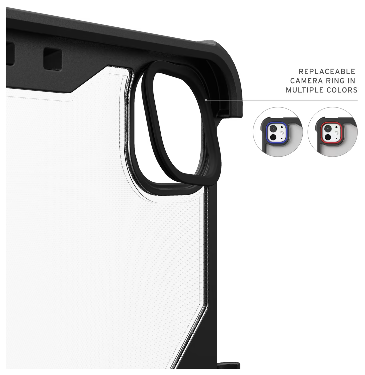 UAG Plyo LT iPad Pro 13 (2024/2025) Hoes Book Case Transparant Zwart afbeelding 5