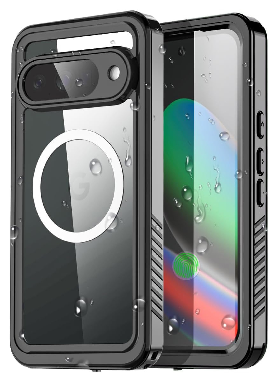 SBG Outdoor Case Google Pixel 10 Waterdicht met MagSafe / Qi2 Zwart afbeelding 1
