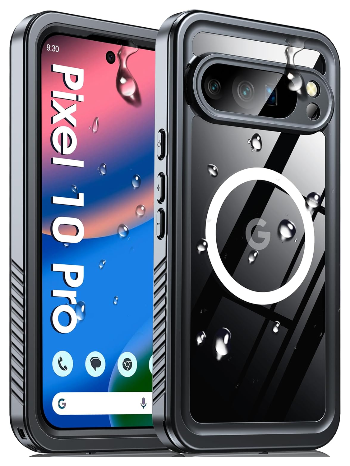 SBG Outdoor Case Google Pixel 10 Pro Waterdicht met MagSafe / Qi2 Zwart afbeelding 1