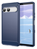 Sony Xperia 10 VII Hoesje Geborsteld TPU Flexibele Back Cover Blauw
