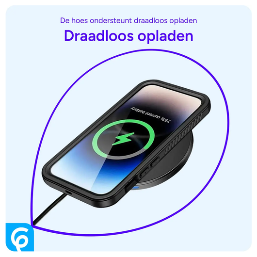 SBG Outdoor Case Samsung Galaxy S25 FE Waterdicht met MagSafe / Qi2 Zwart afbeelding 6