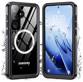 SBG Outdoor Case Samsung Galaxy S25 FE Waterdicht met MagSafe / Qi2 Zwart afbeelding