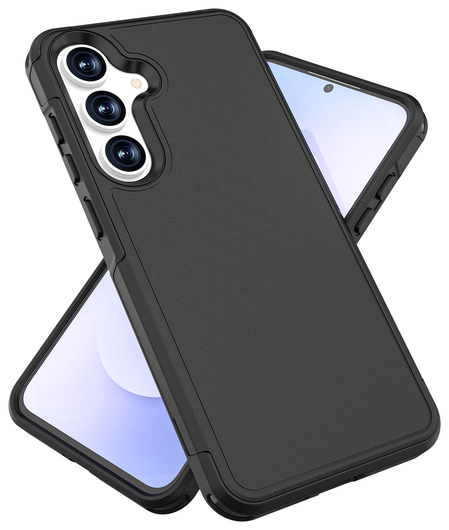 Samsung Galaxy S25 FE Hoesje Dual-Layer Hybride met MagSafe / Qi2 Zwart afbeelding 2