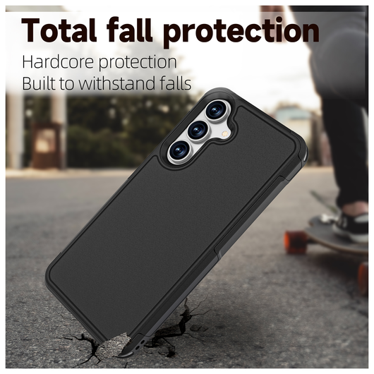 Samsung Galaxy S25 FE Hoesje Dual-Layer Hybride met MagSafe / Qi2 Zwart afbeelding 5