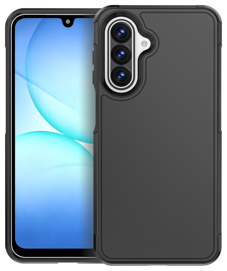 Samsung Galaxy A17 Hoesje Dual-Layer Hybride Back Cover met MagSafe / Qi2 Zwart afbeelding 7