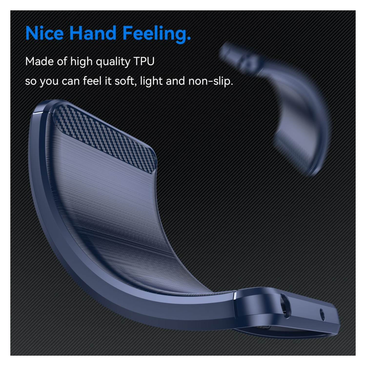 Xiaomi 15T Pro Hoesje Geborsteld TPU Flexibele Back Cover Blauw afbeelding 5