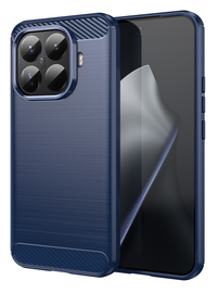 Xiaomi 15T Pro Hoesje Geborsteld TPU Flexibele Back Cover Blauw