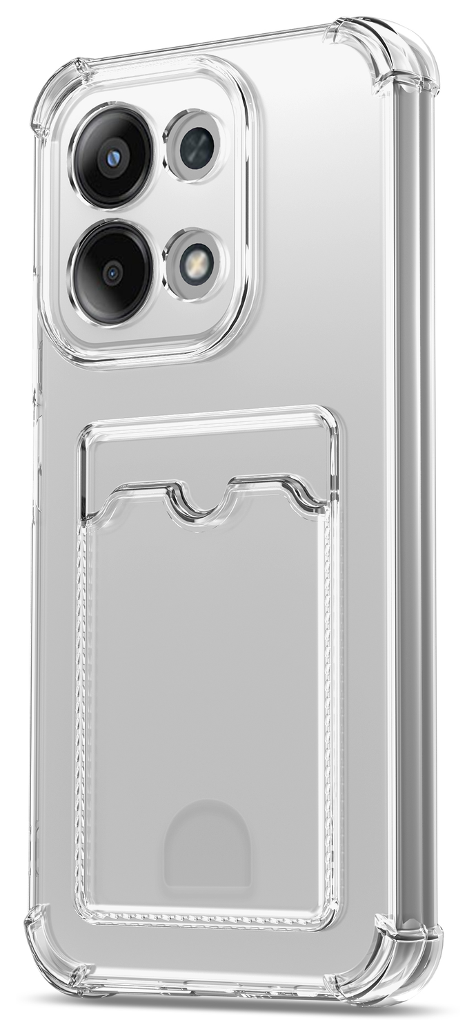 Xiaomi Redmi 15 (4G) Hoesje Dun TPU met Pasjeshouder Back Cover Transparant afbeelding 6