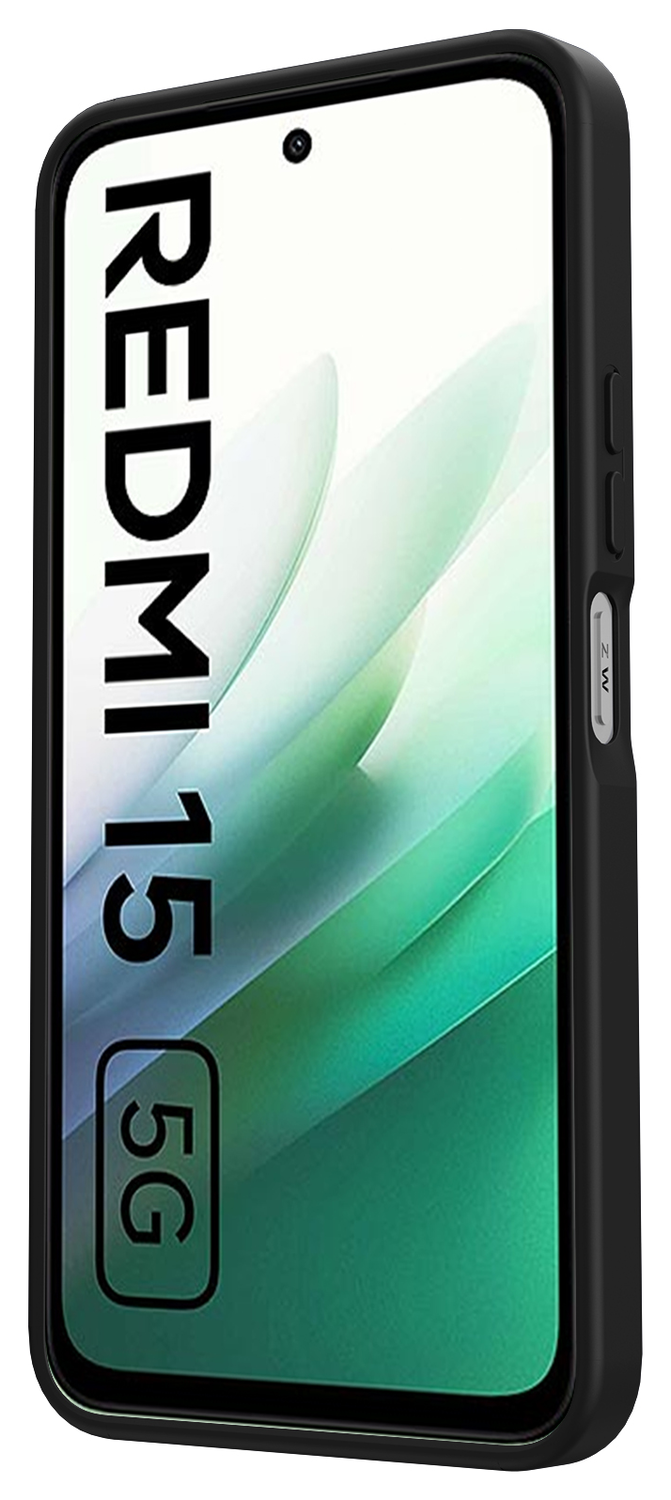 Xiaomi Redmi 15 (4G) Hoesje met MagSafe Back Cover Matte Zwart afbeelding 11