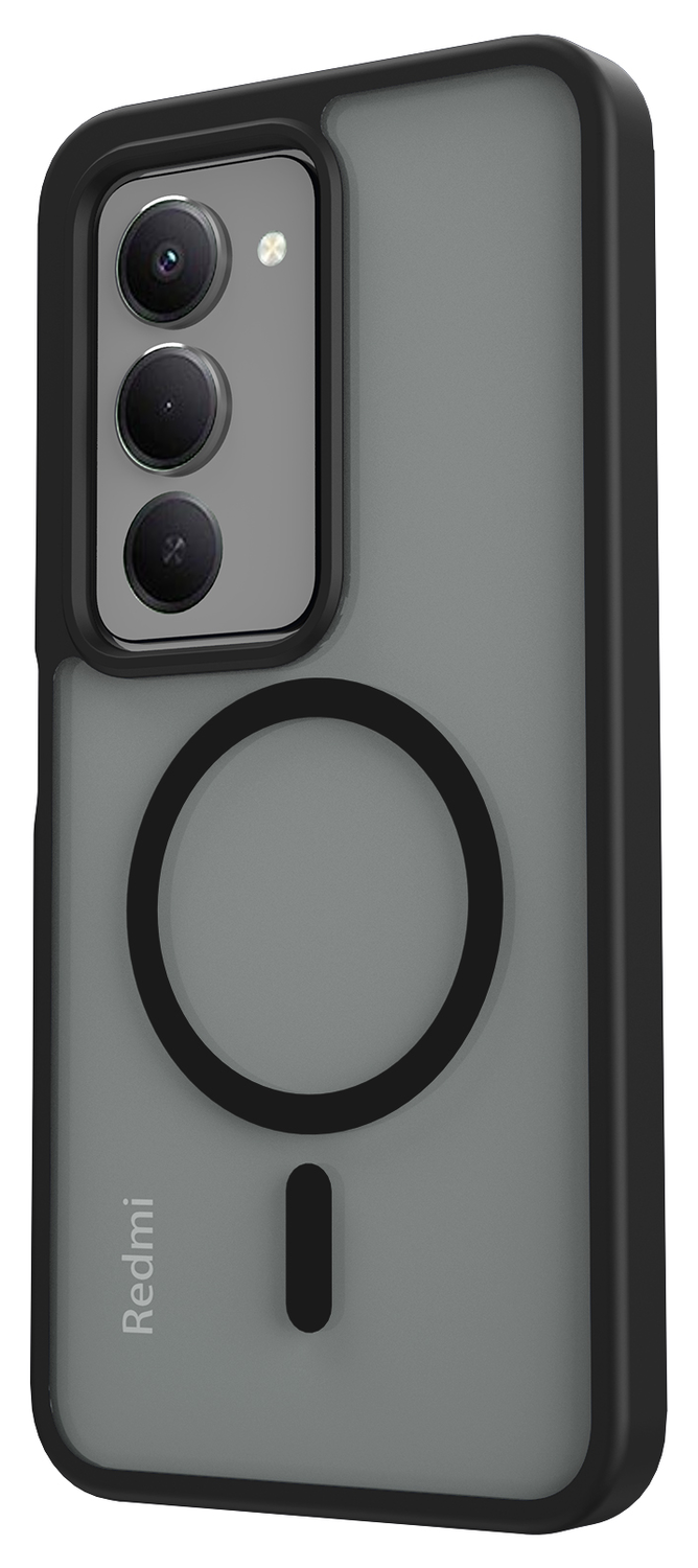 Xiaomi Redmi 15 (4G) Hoesje met MagSafe Back Cover Matte Zwart afbeelding 5