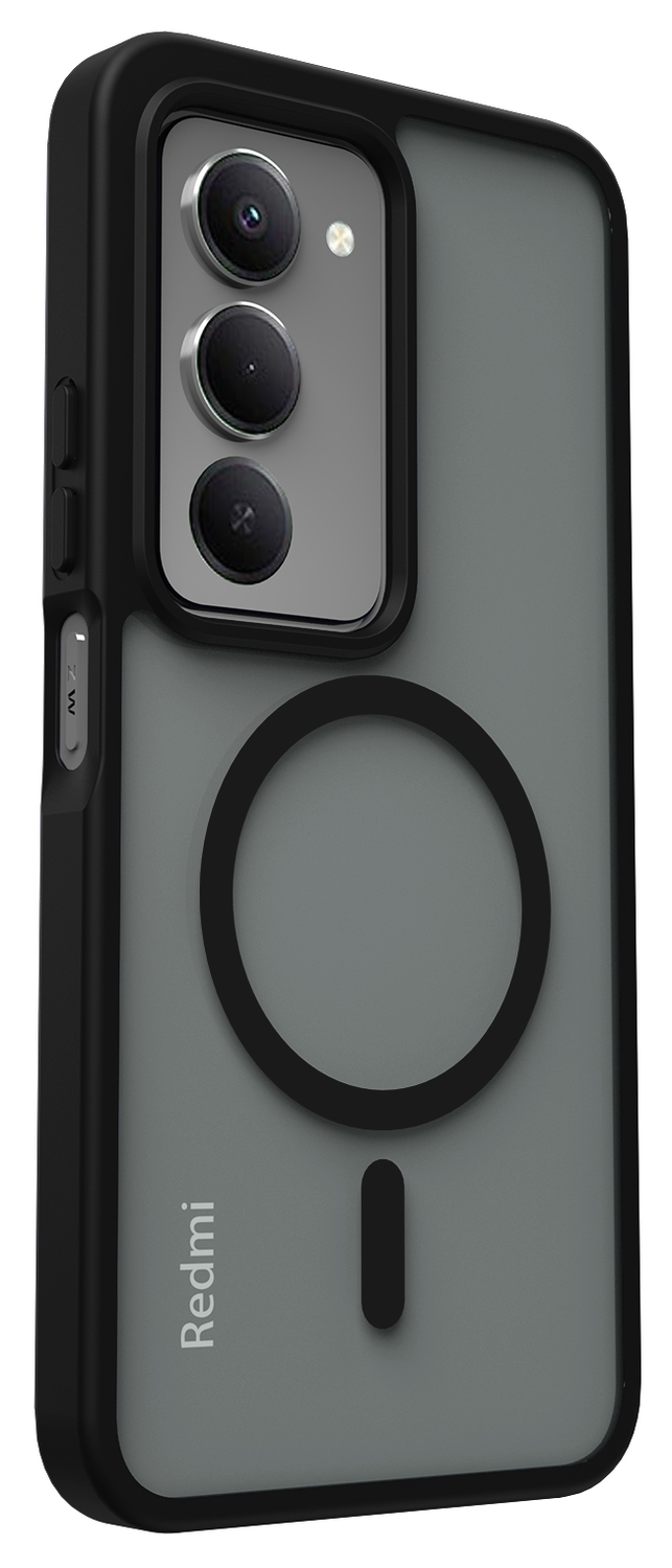 Xiaomi Redmi 15 (4G) Hoesje met MagSafe Back Cover Matte Zwart afbeelding 6