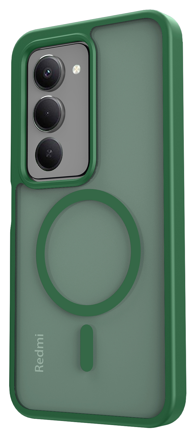 Xiaomi Redmi 15 (4G) Hoesje met MagSafe Back Cover Matte Groen afbeelding 5