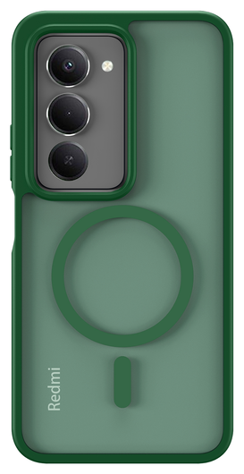 Xiaomi Redmi 15 (4G) Hoesje met MagSafe Back Cover Matte Groen afbeelding 4