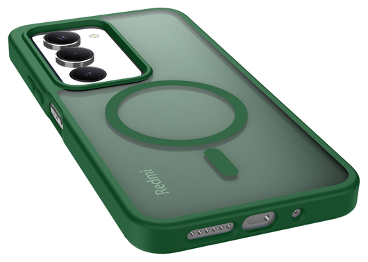 Xiaomi Redmi 15 (4G) Hoesje met MagSafe Back Cover Matte Groen afbeelding 9