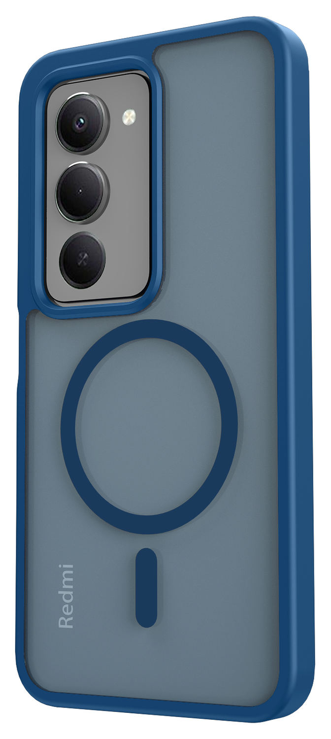 Xiaomi Redmi 15 (4G) Hoesje met MagSafe Back Cover Matte Blauw afbeelding 7