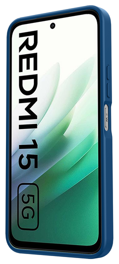 Xiaomi Redmi 15 (4G) Hoesje met MagSafe Back Cover Matte Blauw afbeelding 9