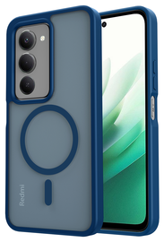 Xiaomi Redmi 15 (4G) Hoesje met MagSafe Back Cover Matte Blauw