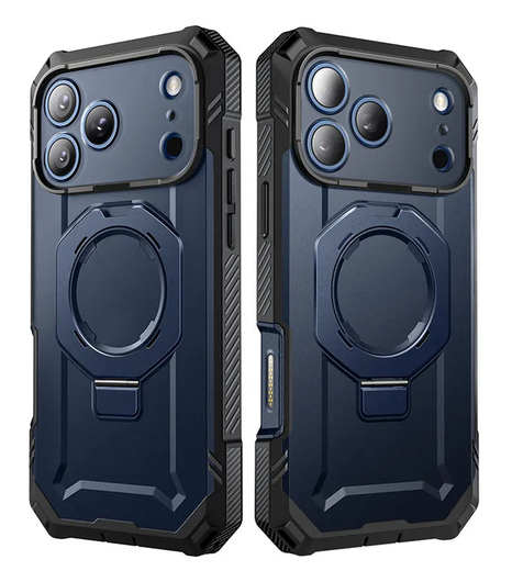 SUPCASE UB Grip Pro Apple iPhone 17 Pro Hoesje Full Protect MagSafe Stand Blauw afbeelding 11