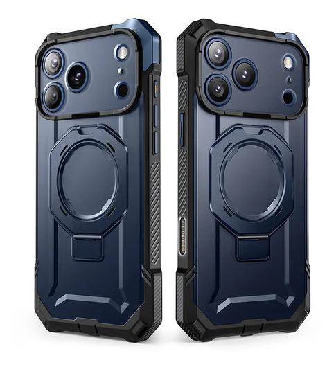 SUPCASE UB Grip Apple iPhone 17 Pro Hoesje MagSafe Kickstand Blauw afbeelding 11