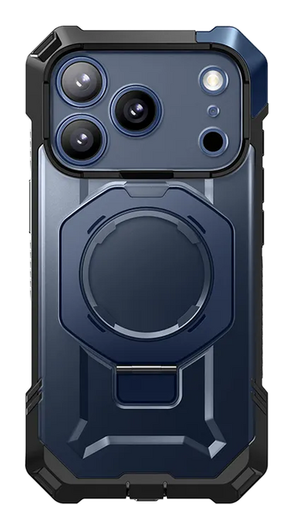 SUPCASE UB Grip Apple iPhone 17 Pro Hoesje MagSafe Kickstand Blauw afbeelding 2