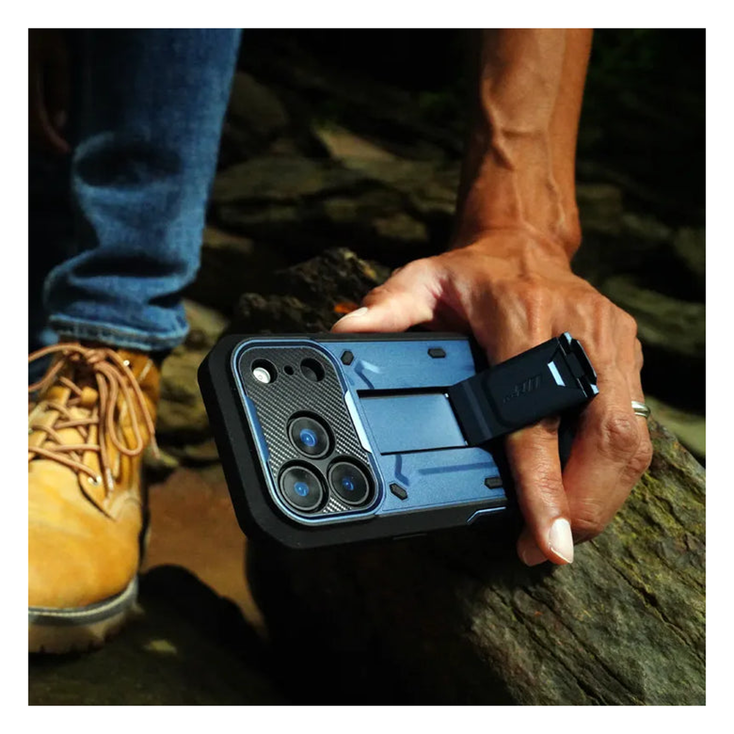 SUPCASE UB Pro Apple iPhone 17 Pro Hoesje Full Protect Kickstand Blauw afbeelding 12