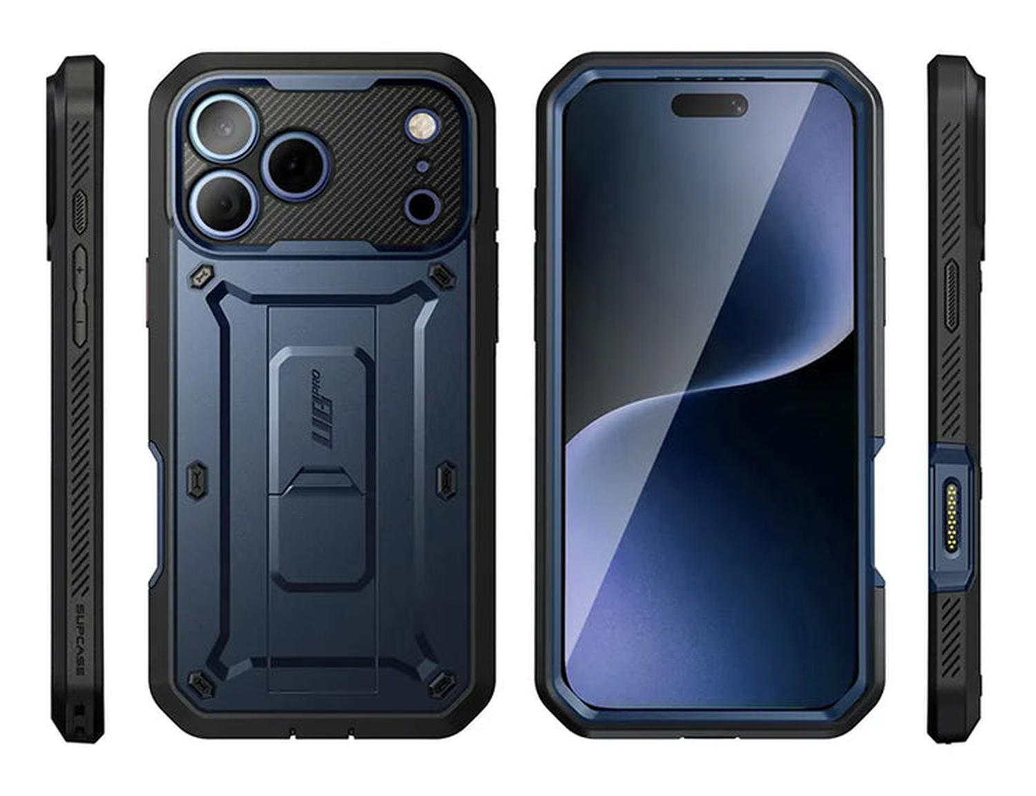 SUPCASE UB Pro Apple iPhone 17 Pro Hoesje Full Protect Kickstand Blauw afbeelding 14