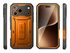 SUPCASE UB Pro Apple iPhone 17 Pro Hoesje Full Protect Kickstand Oranje afbeelding 12