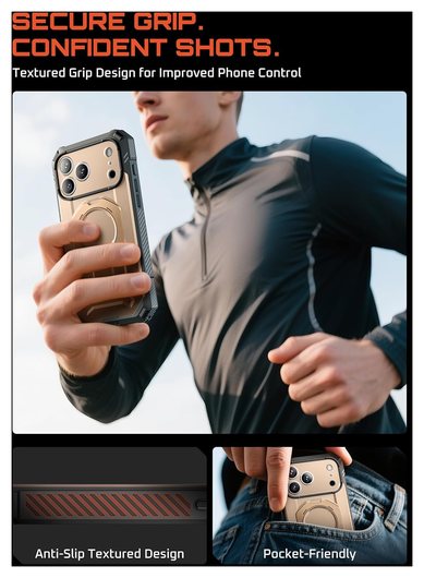 SUPCASE UB Grip Pro Apple iPhone 17 Pro Max Hoesje MagSafe Kickstand Goud afbeelding 8