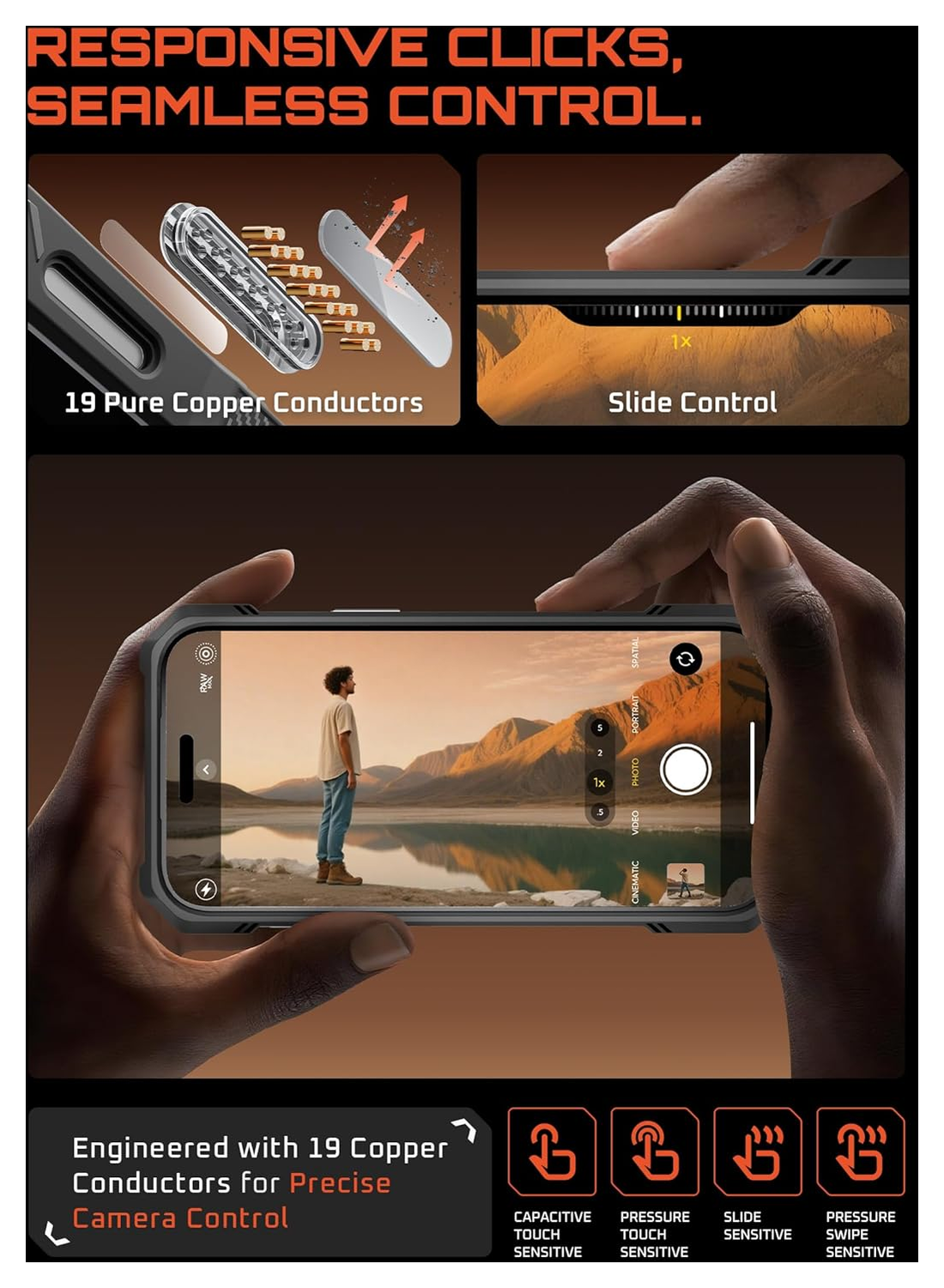 SUPCASE UB Grip Apple iPhone 17 Pro Max Hoesje MagSafe Kickstand Grijs afbeelding 7