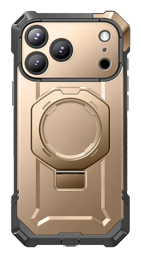 SUPCASE UB Grip Apple iPhone 17 Pro Max Hoesje MagSafe Kickstand Goud afbeelding 2