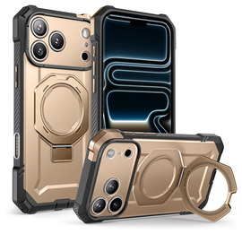 SUPCASE UB Grip Apple iPhone 17 Pro Max Hoesje MagSafe Kickstand Goud