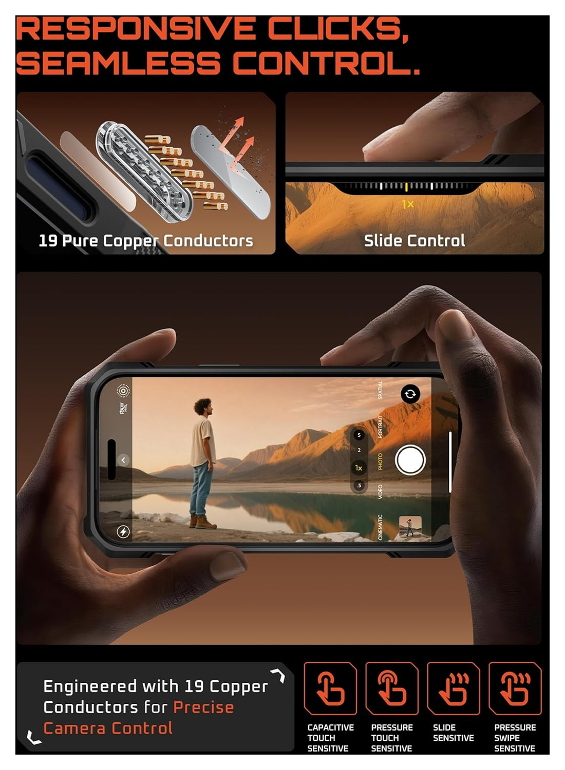 SUPCASE UB Grip Apple iPhone 17 Pro Max Hoesje MagSafe Kickstand Zwart afbeelding 7