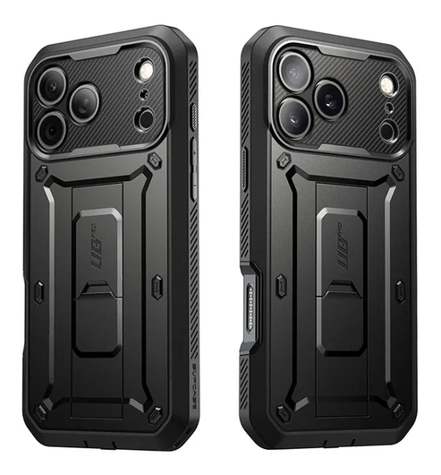 SUPCASE UB Pro Apple iPhone 17 Pro Max Hoesje Full Protect Kickstand Zwart afbeelding 13