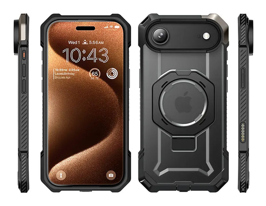 SUPCASE UB Grip iPhone Air Hoesje MagSafe Kickstand Transparant Zwart afbeelding 14