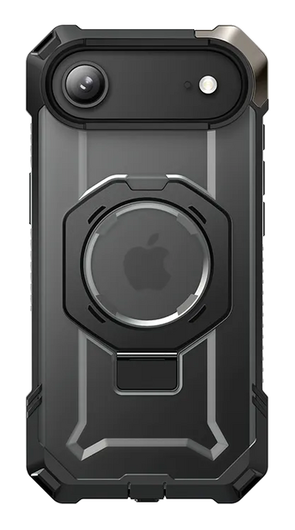 SUPCASE UB Grip iPhone Air Hoesje MagSafe Kickstand Transparant Zwart afbeelding 2