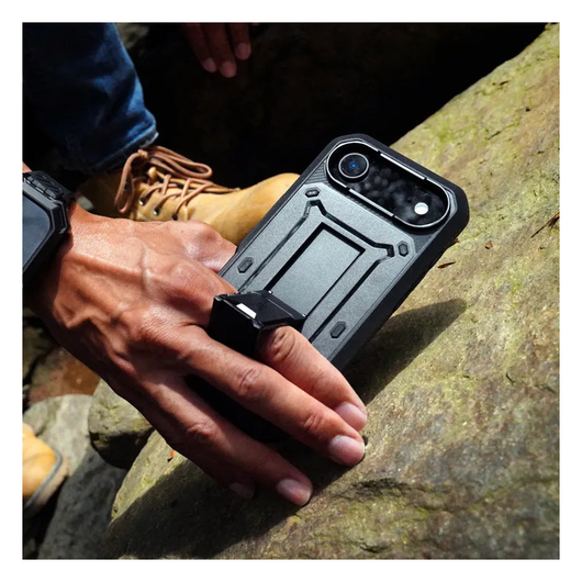 SUPCASE UB Pro iPhone Air Hoesje Full Protect Kickstand Zwart afbeelding 12