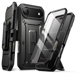 SUPCASE UB Pro iPhone Air Hoesje Full Protect Kickstand Zwart afbeelding