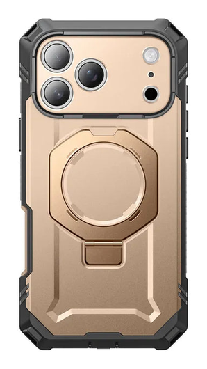 SUPCASE UB Grip Pro Apple iPhone 17 Pro Hoesje Full Protect MagSafe Stand Goud afbeelding 2