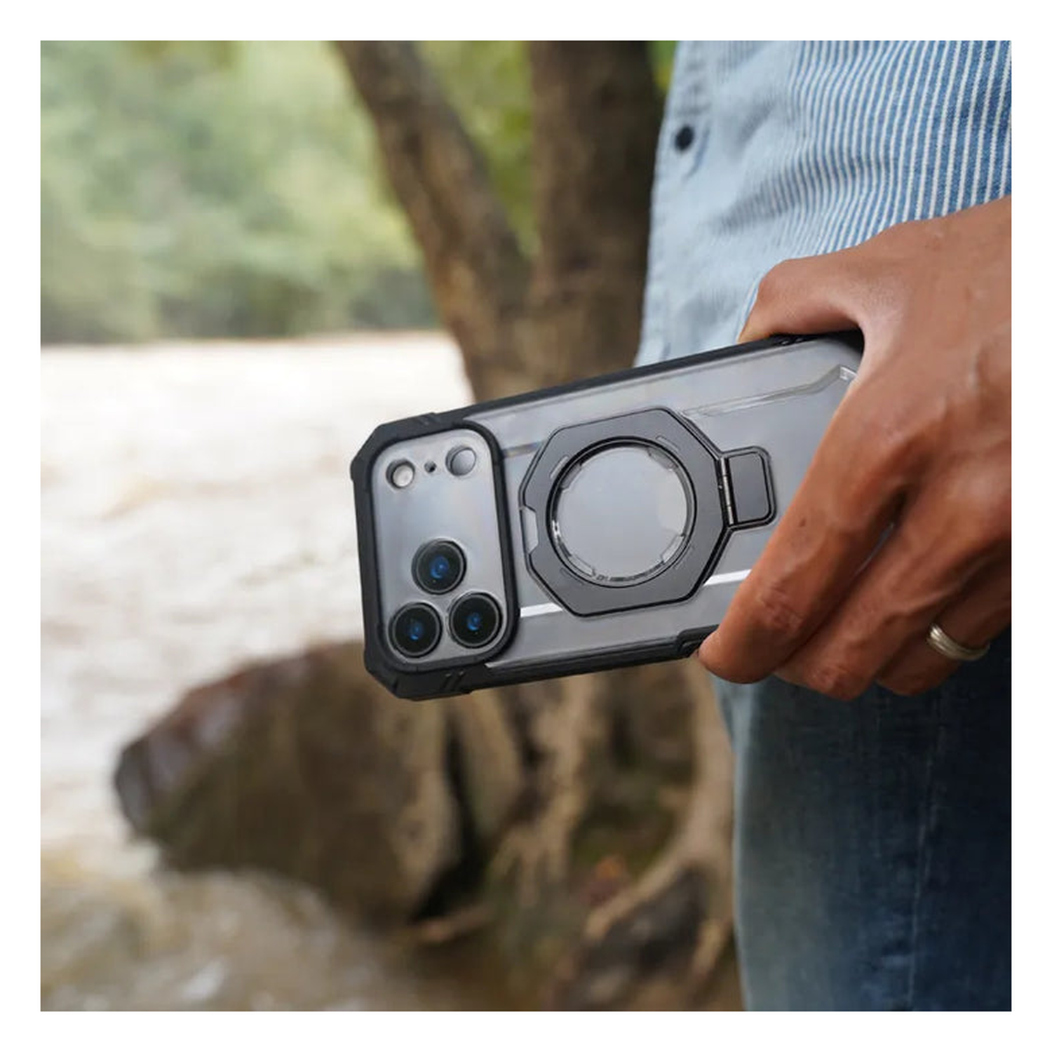 SUPCASE UB Grip Pro Apple iPhone 17 Pro Hoesje Full Protect MagSafe Stand Zwart afbeelding 11