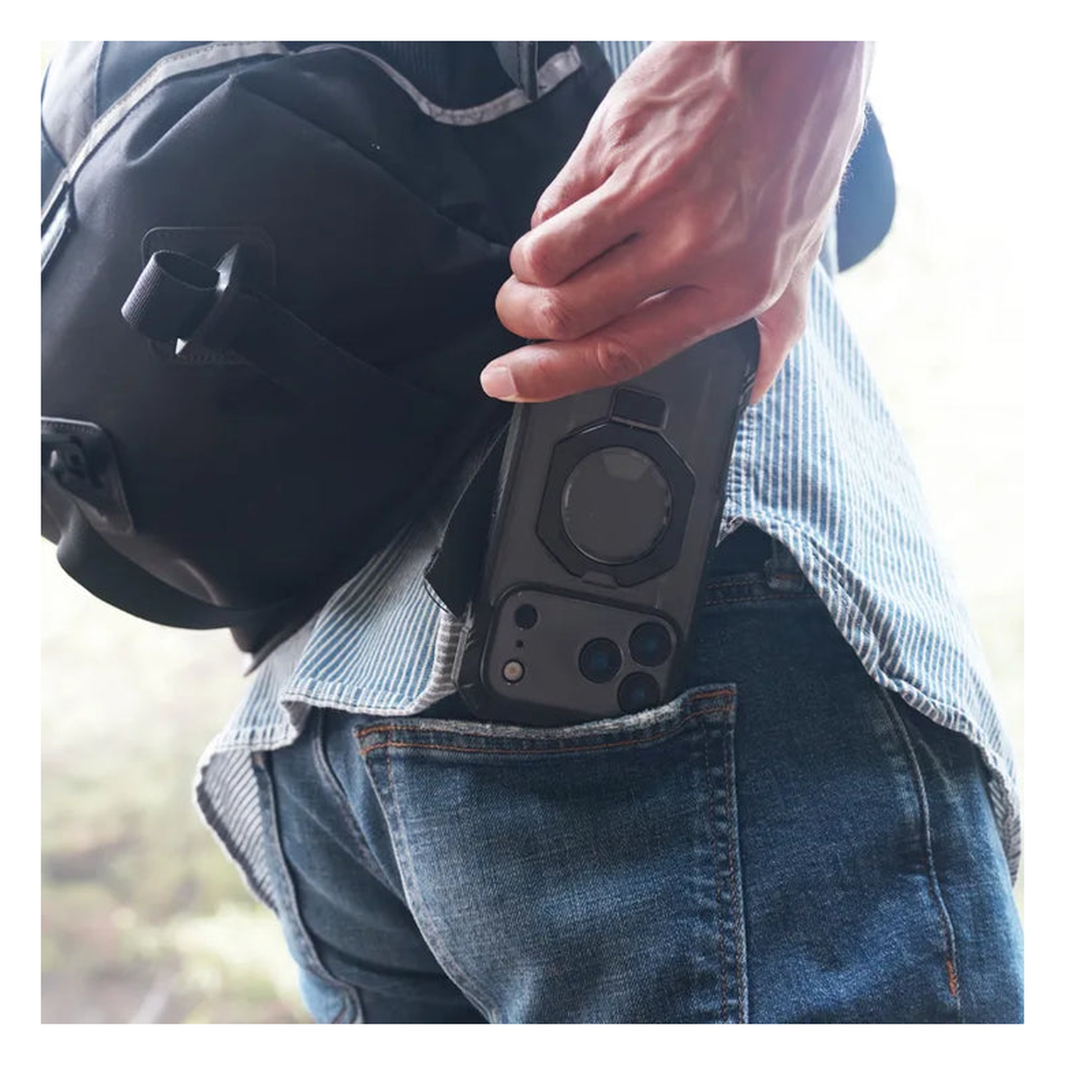 SUPCASE UB Grip Pro Apple iPhone 17 Pro Hoesje Full Protect MagSafe Stand Zwart afbeelding 12