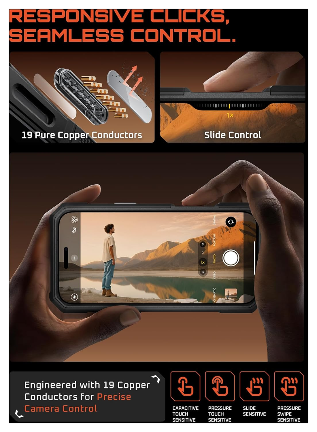 SUPCASE UB Grip Pro Apple iPhone 17 Pro Hoesje Full Protect MagSafe Stand Zwart afbeelding 8