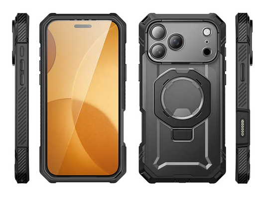 SUPCASE UB Grip Pro Apple iPhone 17 Pro Hoesje Full Protect MagSafe Stand Zwart afbeelding 14