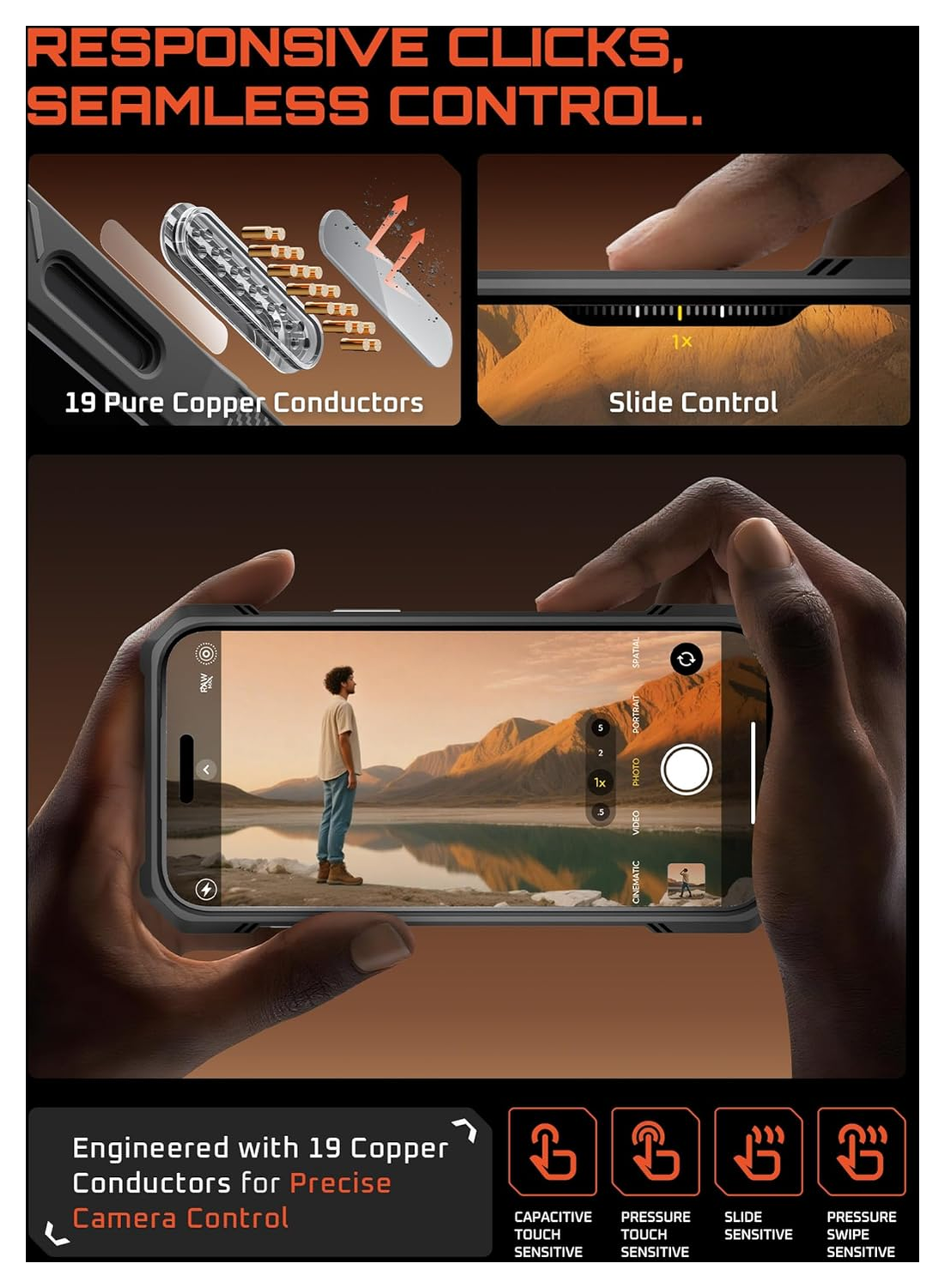 SUPCASE UB Grip Apple iPhone 17 Pro Hoesje MagSafe Kickstand Goud afbeelding 8