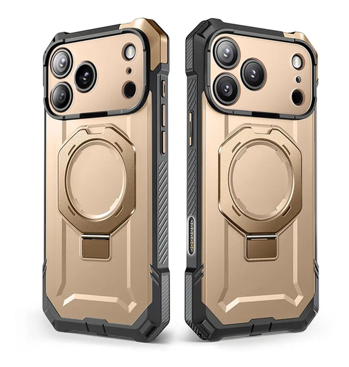 SUPCASE UB Grip Apple iPhone 17 Pro Hoesje MagSafe Kickstand Goud afbeelding 11