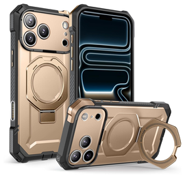 SUPCASE UB Grip Apple iPhone 17 Pro Hoesje MagSafe Kickstand Goud