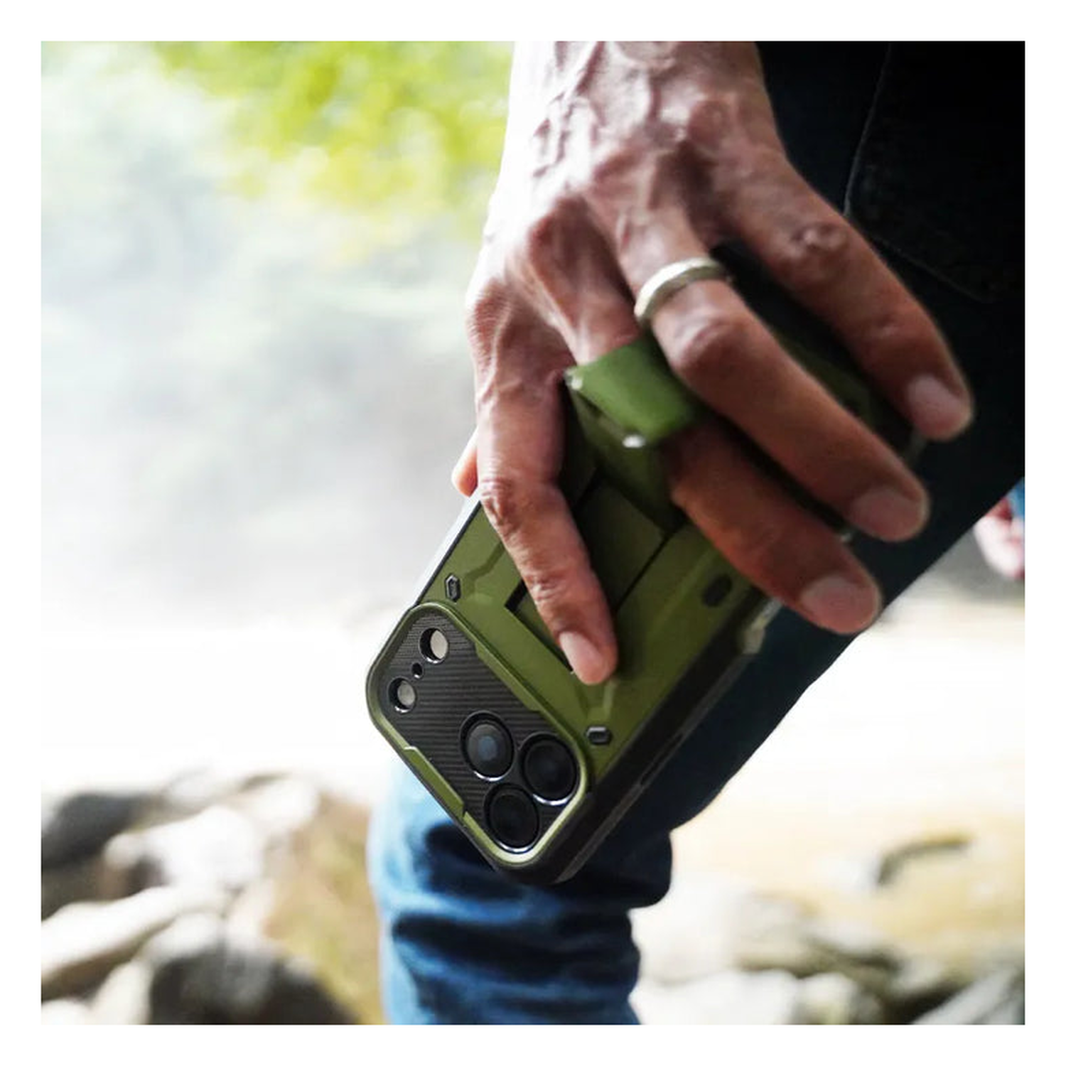 SUPCASE UB Pro Apple iPhone 17 Pro Hoesje Full Protect Kickstand Groen afbeelding 12