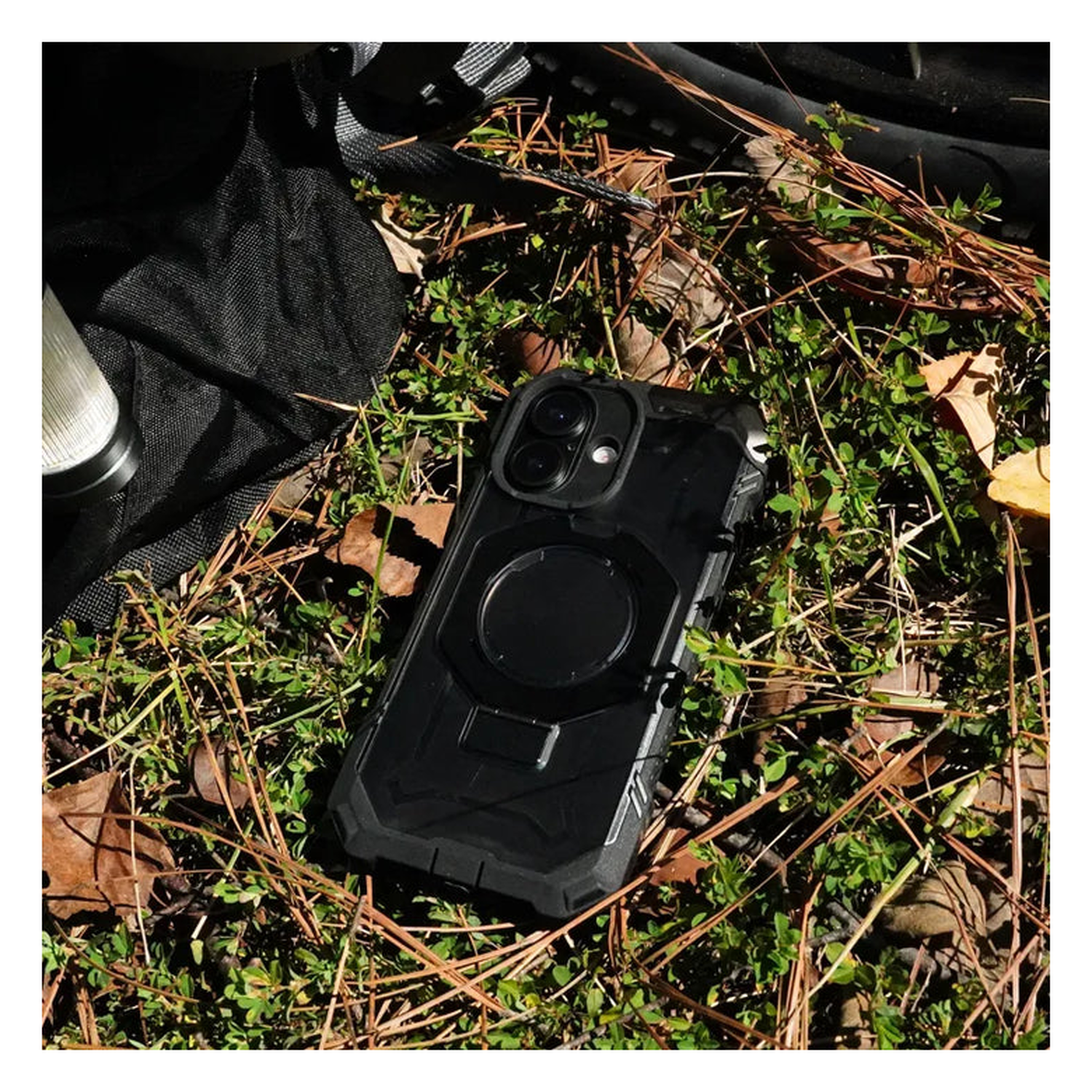 SUPCASE UB Grip Apple iPhone 17 Hoesje MagSafe Kickstand Transparant Zwart afbeelding 11