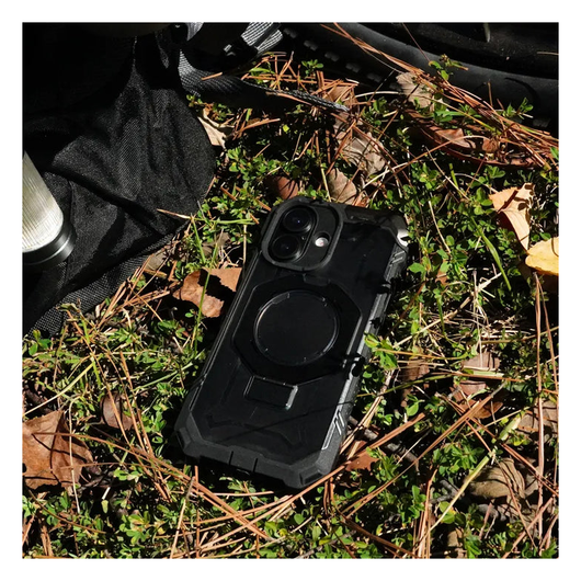 SUPCASE UB Grip Apple iPhone 17 Hoesje MagSafe Kickstand Transparant Zwart afbeelding 11