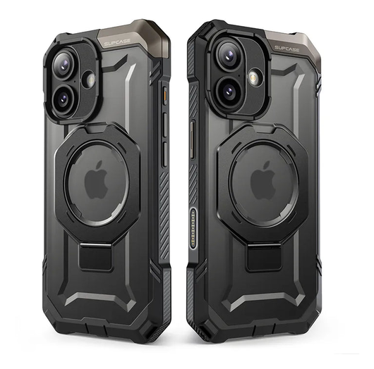 SUPCASE UB Grip Apple iPhone 17 Hoesje MagSafe Kickstand Transparant Zwart afbeelding 12