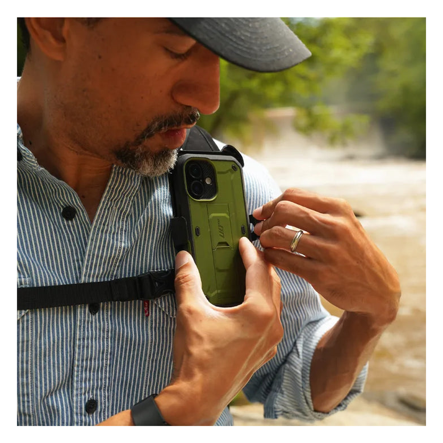 SUPCASE UB Pro Apple iPhone 17 Hoesje Full Protect Kickstand Groen afbeelding 11